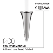 Vertix Pico - Magnum Curved Long Taper cartridges - 20pcs - Mr.PMU