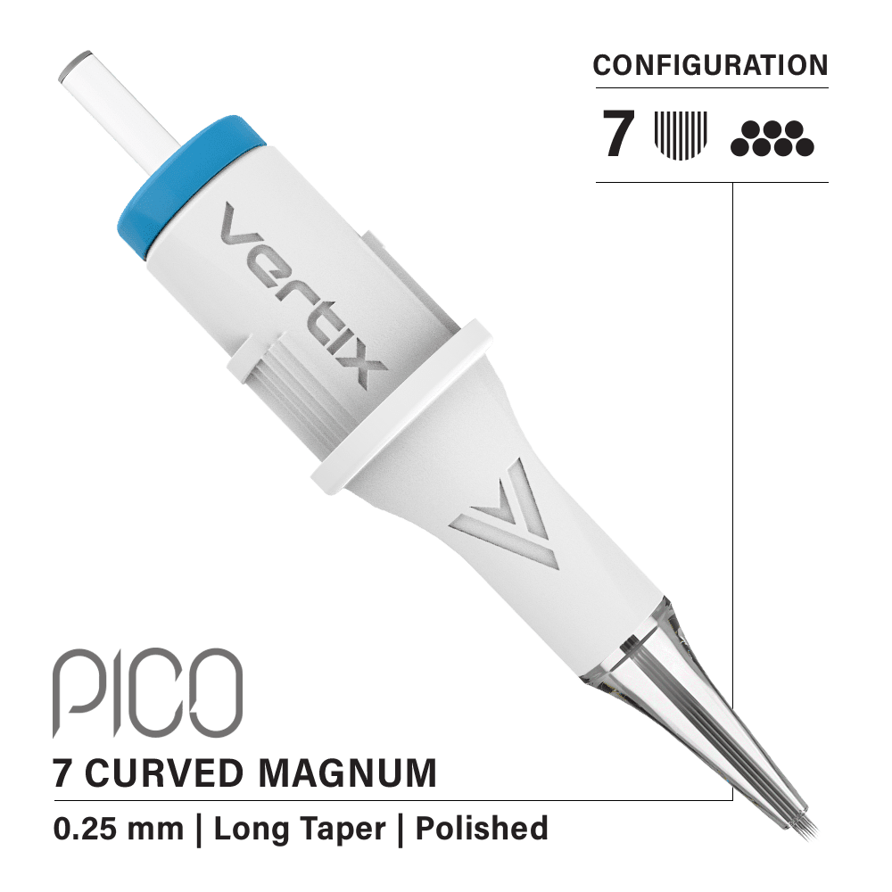 Vertix Pico - Magnum Curved Long Taper cartridges - 20pcs - Mr.PMU